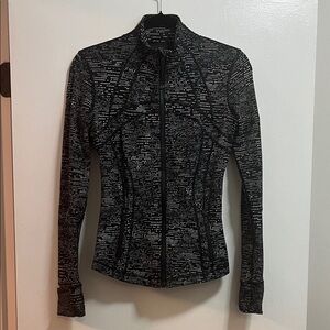 Lululemon Define Black & White Patterned Jacket
